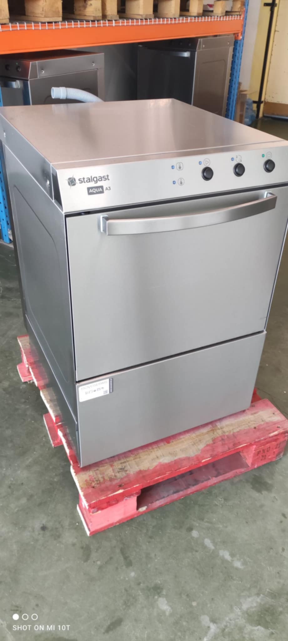 Zmywarka wyparzarka Stalgast AQUA A3 801506 4,9kW 400V pompy Prod 01.10.2024
