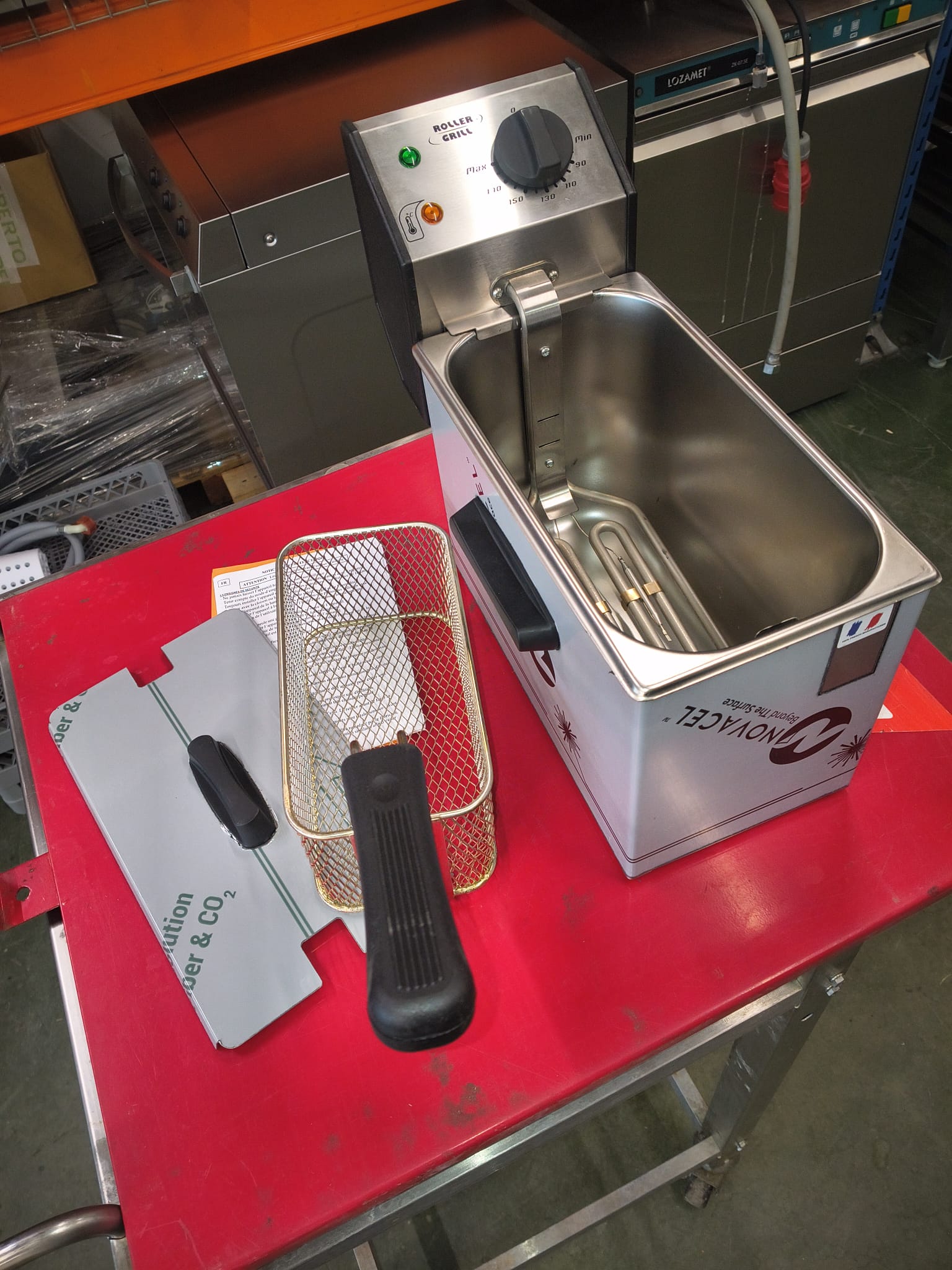 Frytownica nastawna, 1-komorowa, V 5 l, P 3.2 kW  Roller Grill 777320