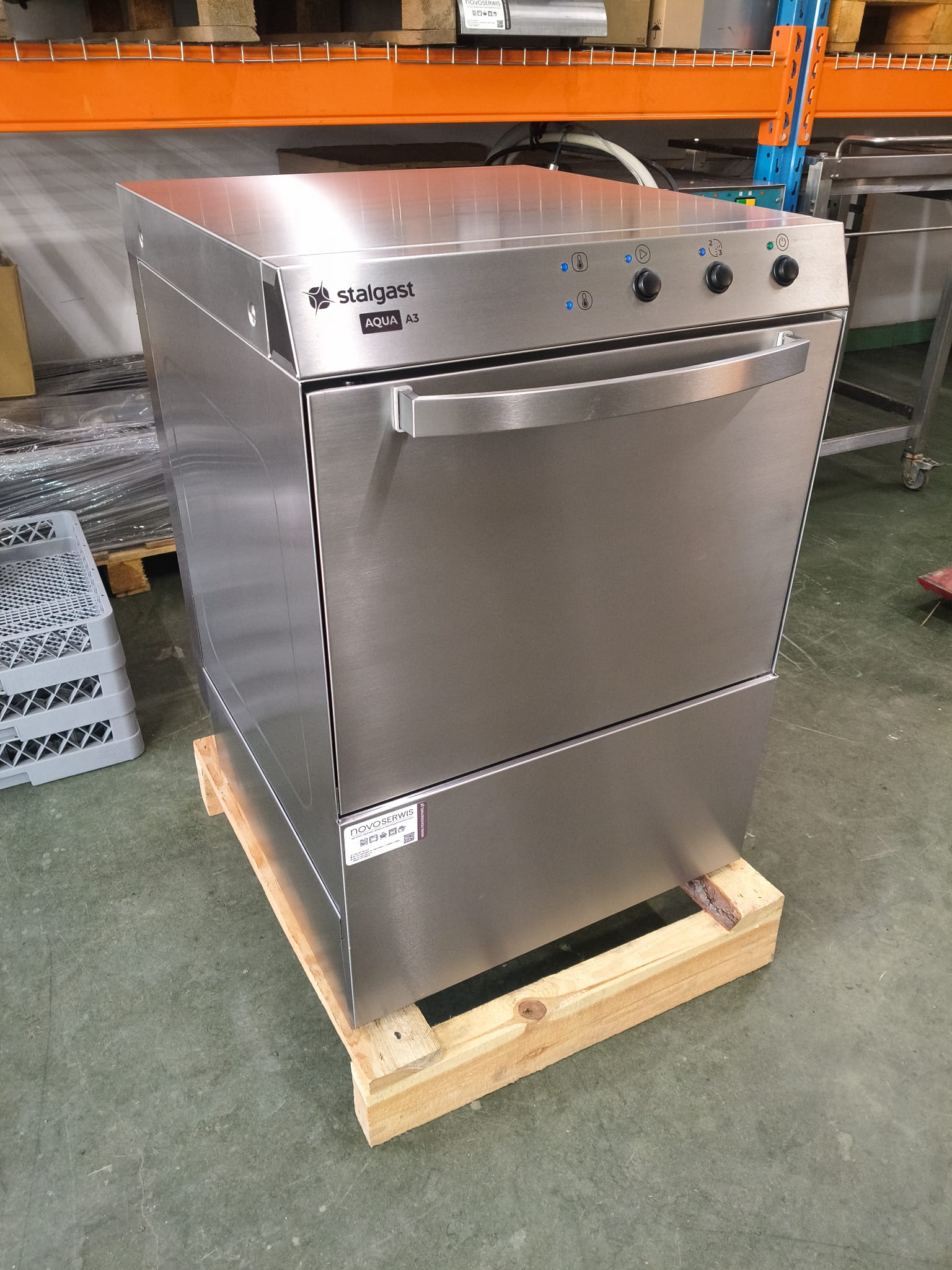 Zmywarka wyparzarka Stalgast AQUA A3 801507 4,9kW 400V pompy Prod 27.05.2026